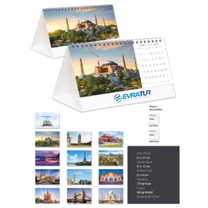 Piramit Takvim 21*17cm