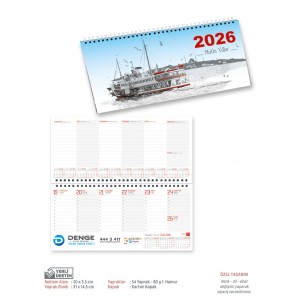 Haftalık Masa Takvimi (31*14,5)