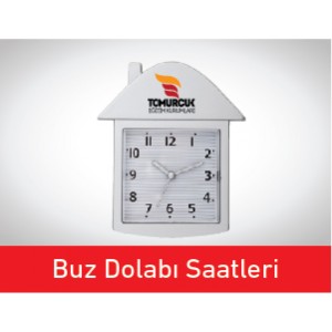 Plastik Buzdolabı Saati  Ev Modeli